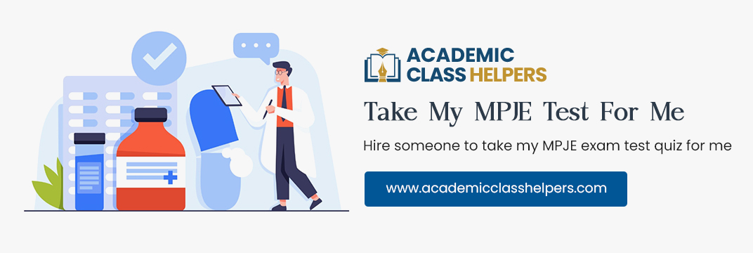 Take My MPJE Test For Me