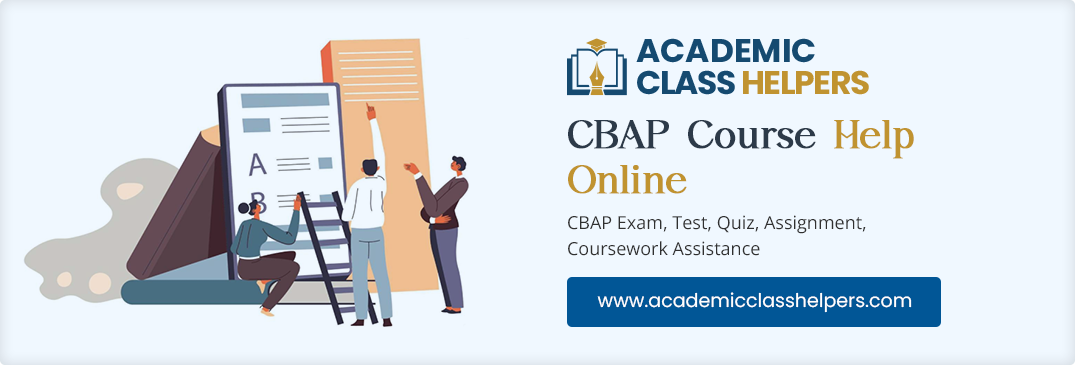 CBAP Course Help Online