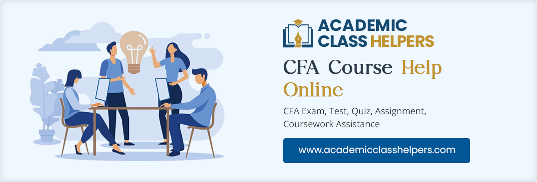 CFA Course Help Online CFA Course Help Online